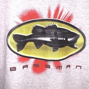 Gildan Graphic T-Shirt BASSMAN Size XL